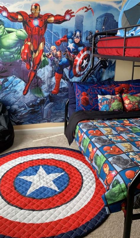 Avengers Theme Room Superhelden Slaapkamer Marvel Kamer Avengers