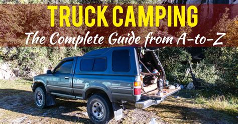 Truck bed camping setup (i.reddituploads.com). Absolutely Everything You Need to Know About Truck Camping