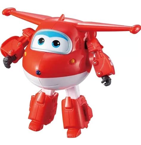 Super Wings Jett 15 Cm Transformable Original Cuotas Sin Interés