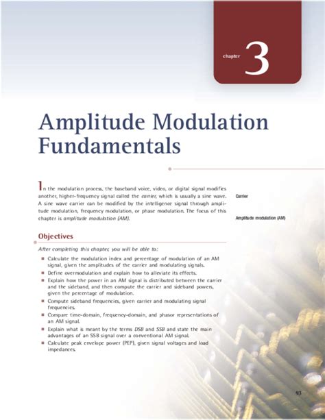 Pdf Amplitude Modulation Fundamentals David Márquez