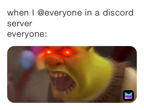 When I Everyone In A Discord Server Everyone Themememaster34 Memes