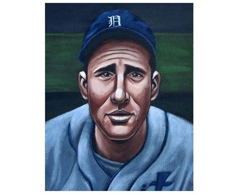 Hank Greenberg By Paul Lempa Baseball Art Artwork Art