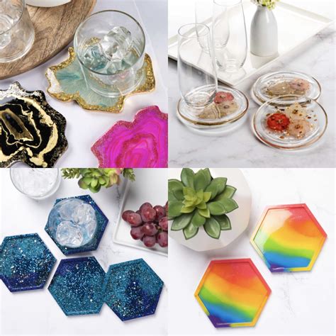 Diy Resin Coasters For House Or Items Project Diy Hub