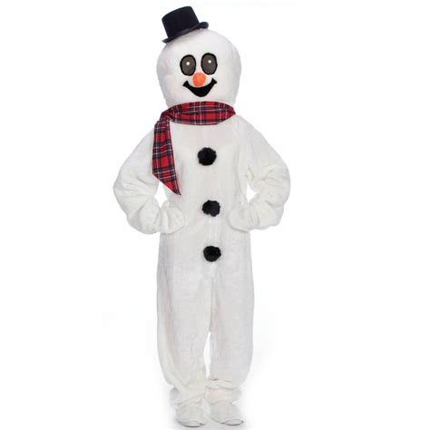 Snowman Suit Mens Adult Halloween Costume Large