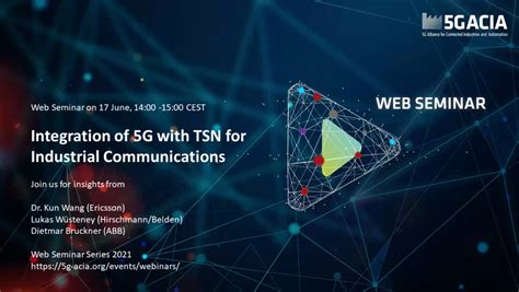 Integration Of 5g With Time Sensitive Networking For Industrial Communications 5g Acia