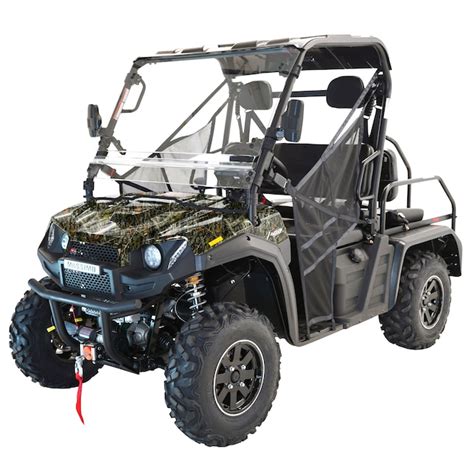 Massimo 4 Seat Gas Utv With 4x4 And Tilting Windshield Max Speed 36