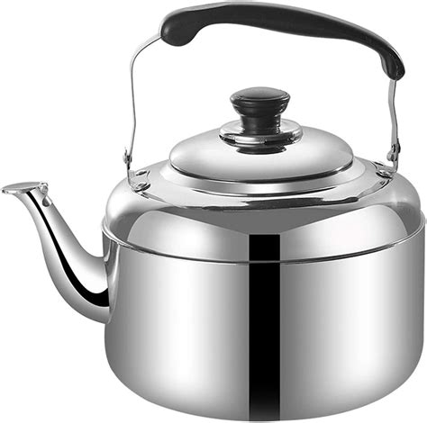 Stainless Steel Tea Kettle Tea Kettle For Stove Top Whistling Ergonomic