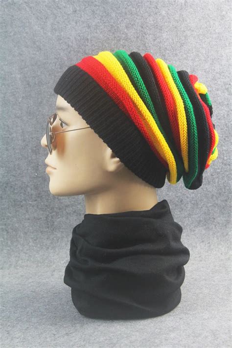 Jamaica Reggae Gorro Rasta Style Cappello Hip Pop Mens Winter Hats