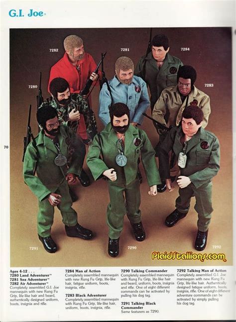 Hasbro 1975 Gi Joe Adventure Team Catalog 1960s Toys Retro Toys 1970s