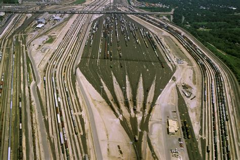 View Of Argentine Rail Yard In Kansas City Kansas Kansas City Aerial