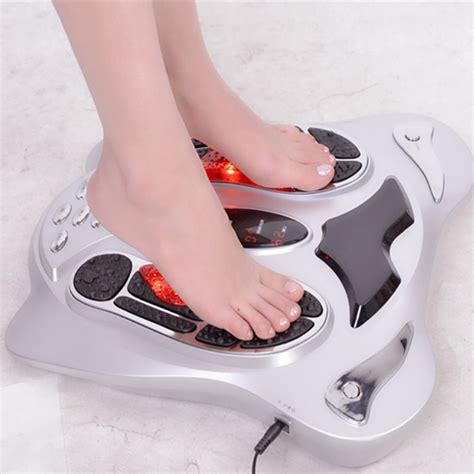 Electric Acupuncture Foot Massager Machine Infrared Heating Ems Pressure Points Slimming Belt