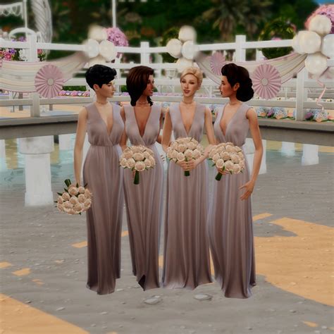 Glitterberrysims Beach Wedding Sims 4 Wedding Dress Sims 4 Clothing