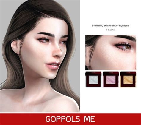 Gpme Shimmering Skin Perfector Highlighter By Goppols Me For The Sims 4