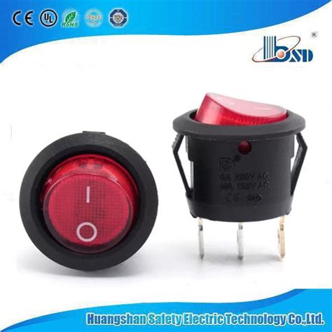 Kcd N Ce Aproved On Off Mini Round Rocker Switch China On Off Switch And Push Button Switch