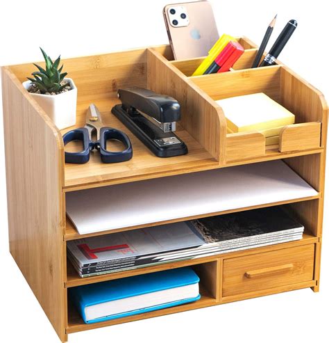 Top 10 Desktop Organizer With Drawers Wood Home Previews