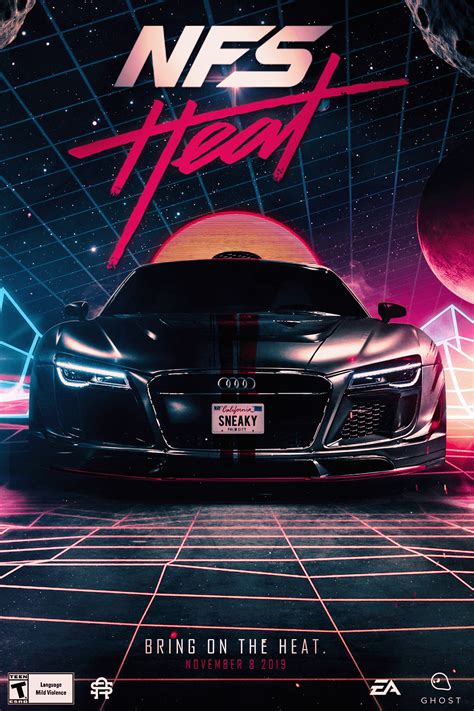 Need for speed heat (stylized as nfs heat) is a racing video game developed by ghost games and published by electronic arts for microsoft windows, playstation 4 and xbox one. Need For Speed: Heat | By SneakyArts - PosterSpy