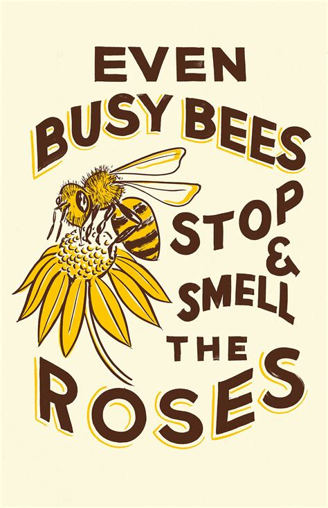 Advice From A Honey Bee Cute Quote Poster Artofit