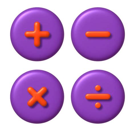 100 Calculator Icon Addition Multiplication Division Subtraction Sign