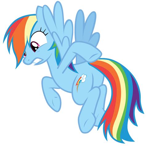 Rainbow Dash Pointing At Her Tail By Tardifice On Deviantart