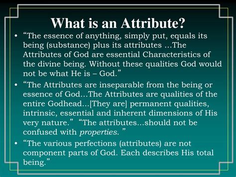 Ppt The Attributes Of God Powerpoint Presentation Free Download Id