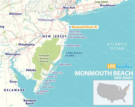 Map Of New Jersey Beaches Terminal Map