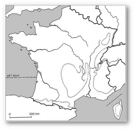 L'ign fleuves , rivières et préfectures de la france dans. Carte de France vierge | Carte france vierge, Carte de france et France