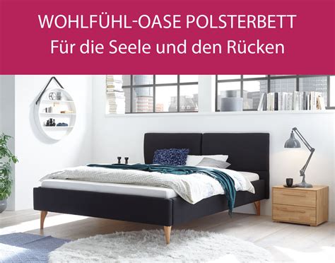 Dazu trägt nicht nur das optimale einsinken des körpers bei, sondern auch die wärme, die das bett aufgrund der. Wohlfühl-Oase Polsterbett für die Seele und den Rücken - PSSST Bettenhaus Freiburg