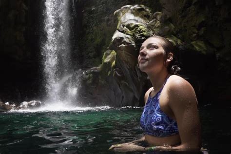 volcano hike waterfall swim and hot springs combo on rincon de la vieja tamarindo costa rica
