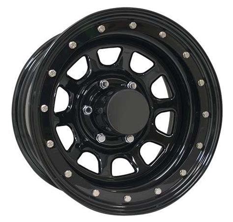 Pro Comp Steel Wheels Series 252 Wheels 15x10 6x55 Black 44mm 252 5183