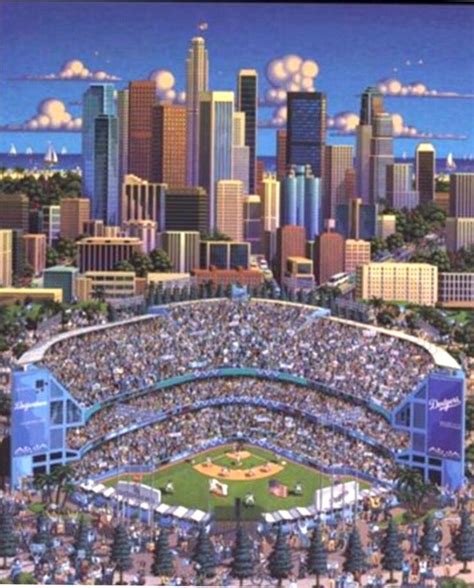 Dodger Stadium Painting At Explore Collection Of