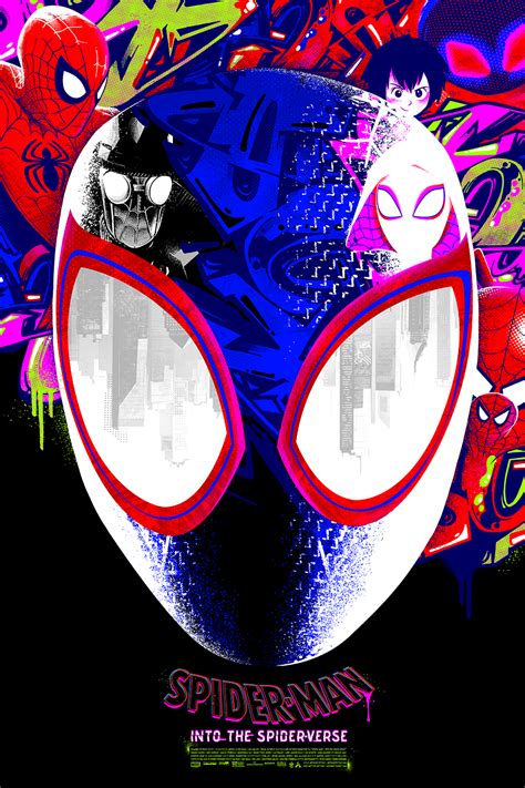 Into The Spider Verse Poster Rssgasw