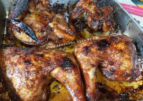 Tuang santan, masak dengan api sedang sampai santan menyusut dan ayam setengah kering. Resep Ayam panggang oven oleh Ayu - Cookpad