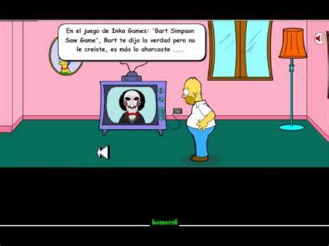 This game is played with mouse only. Homero Simpson Saw Game - YouTube