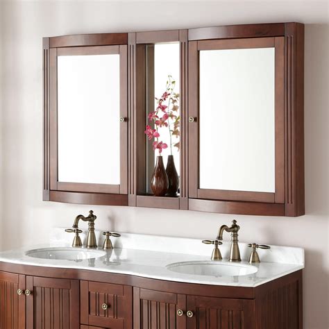 American pride frameless polished edge mirror medicine cabinets. 60" Palmetto Medicine Cabinet - Bathroom