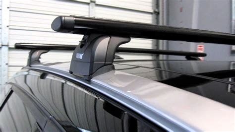 2012 Volvo Xc60 With Thule 460r Podium Aeroblade Roof Rack By Rack