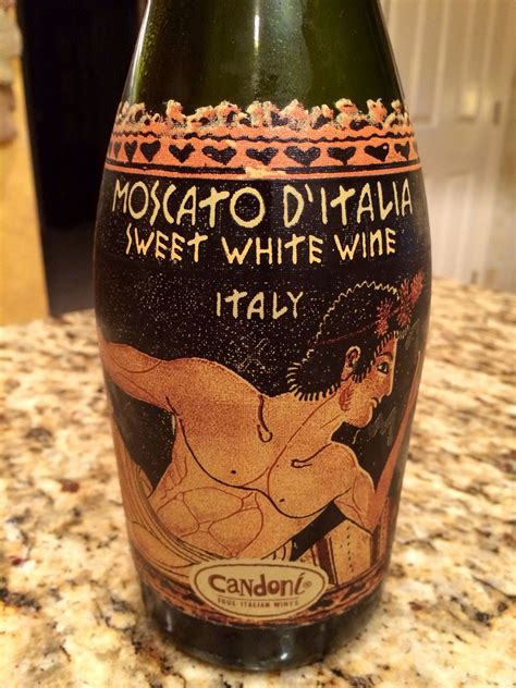 Candoni Moscato Ditalia Sweet White Sparkling Wine Made From Moscato