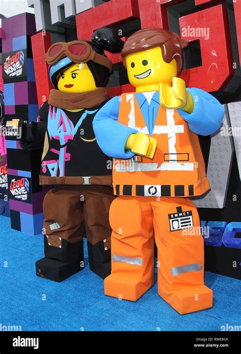 The Lego Movie 2 The Second Part World Premiere Held At The Regency Village Theatre Featuring
