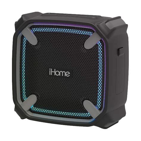 Ihome Waterproof Shockproof Bluetooth Speaker With Accent Lighting