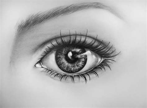 55 Charcoal Eye Drawings Eye Drawing Eye Drawing Simple Realistic