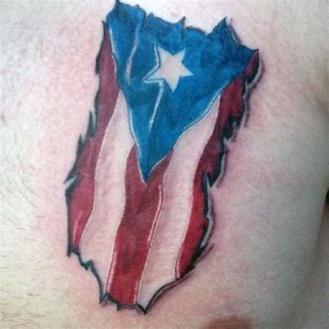 Puerto Rican Flag Tattoo Ideas For Men Puerto Rico Designs Flag
