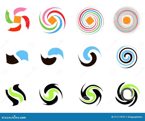 Spiral Logos Stock Vector Illustration Of Circle Circles 31117479