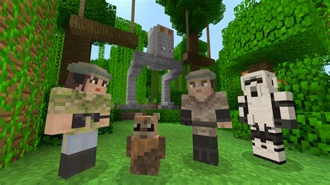 Minecraft Star Wars Dlc Brings Favourite Character Skins To Xbox