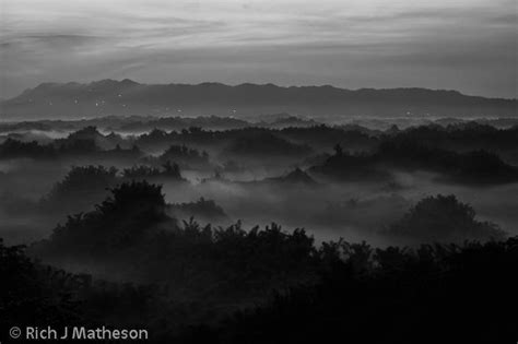 Mist Over Tainan Hills And Bamboo Groves Taiwan Tainan Scenic Taiwan