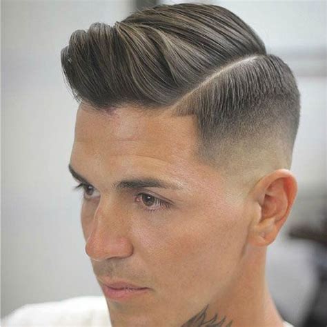 Sculpted Hard Part Comb Over Daman Hairstyles