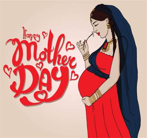 pregnant indian illustrations royalty free vector graphics and clip art istock