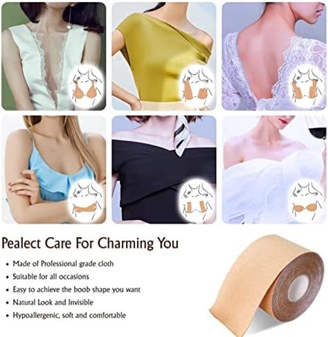 Boob Tape Kit Breast Lift Tape Waterproof Breathable Breast Tape For Large Breasts Lift And