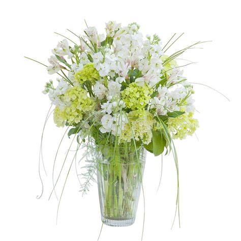 White Elegance Vase Martins Flowers