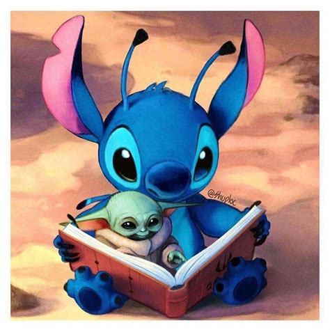 Stitch And Baby Yoda Coloring Pages Race Day Marc