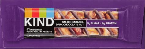 kind® salted caramel dark chocolate nut bars 12 ct 1 40 oz fry s food stores