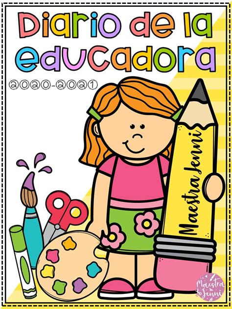 Diario De La Educadora Diario De La Educadora Diario Escolar Etiquetas Preescolares